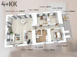 Prodej rodinného domu, Podolí I, 111 m2