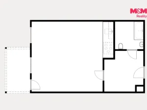 Prodej bytu 1+kk, Praha - Horní Měcholupy, Boloňská, 33 m2