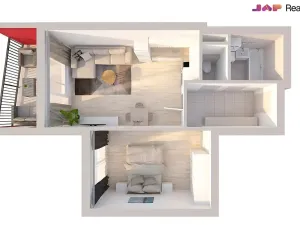 Prodej bytu 2+kk, Moravany, Višňová, 50 m2