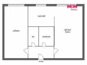 Pronájem bytu 2+1, Ústí nad Labem - Bukov, Dukelských hrdinů, 52 m2