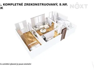 Pronájem bytu 2+1, Šumperk, Jugoslávská, 46 m2