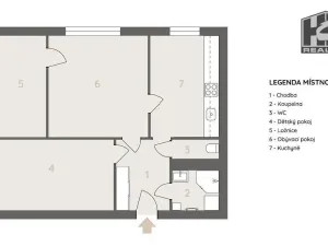 Prodej bytu 3+1, Tanvald, Horská, 59 m2