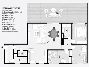 Prodej bytu 4+kk, Ivančice, Ořechová, 109 m2