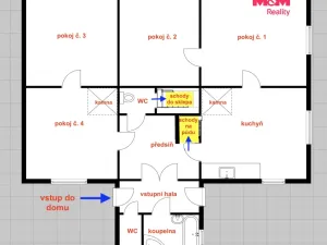 Prodej rodinného domu, Krásná, 170 m2