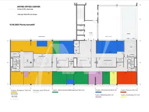 Pronájem kanceláře, Praha - Holešovice, Dělnická, 840 m2
