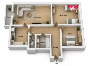 Prodej bytu 3+1, Žamberk, Dukelská, 73 m2