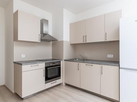 Pronájem bytu 1+kk, Praha - Vysočany, Svatošových, 32 m2