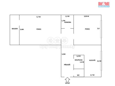 Prodej bytu 2+1, Karviná - Nové Město, Cihelní, 61 m2