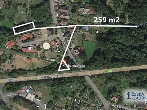 Prodej zahrady, Klášterec nad Ohří, 259 m2