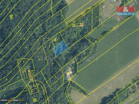 Prodej zahrady, Jeseník nad Odrou - Hůrka, 1436 m2