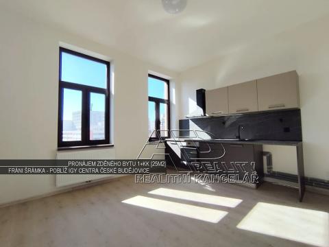 Pronájem bytu 1+kk, České Budějovice, Fráni Šrámka, 23 m2
