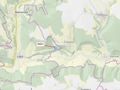 Dražba louky, Český Dub, 7015 m2