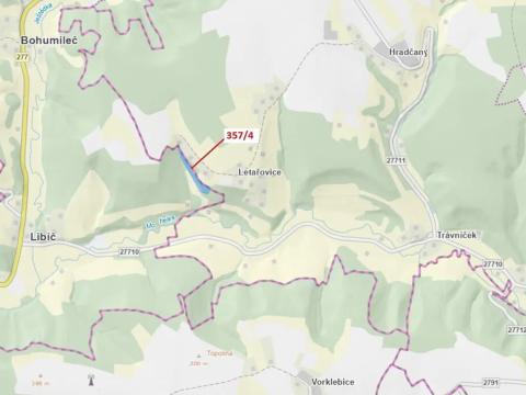 Dražba louky, Český Dub, 7888 m2