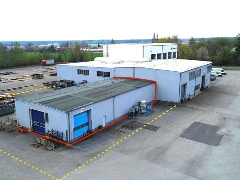 Pronájem skladu, Lišov, Hůrecká, 350 m2