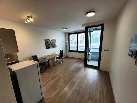Pronájem bytu 1+kk, Praha - Vysočany, Sokolovská, 26 m2