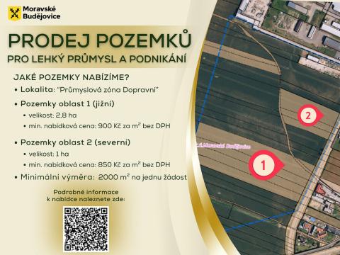 Prodej komerčního pozemku, Moravské Budějovice, Dopravní, 10000 m2