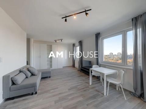 Pronájem bytu 1+kk, Praha - Strašnice, Zvěřinova, 48 m2