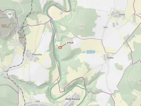 Dražba lesa, Dolní Třebonín, 433 m2