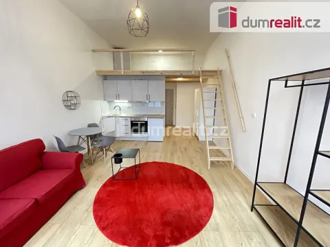 Pronájem bytu 1+kk, Praha - Smíchov, Na Valentince, 42 m2