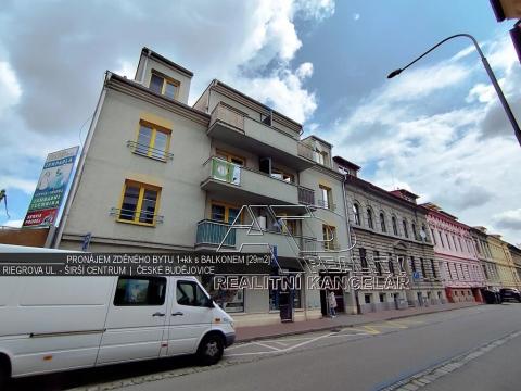 Pronájem bytu 1+kk, České Budějovice, Riegrova, 25 m2