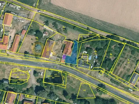 Dražba zahrady, Čistá, 860 m2