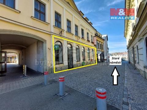 Pronájem obchodního prostoru, Rychnov nad Kněžnou, Komenského, 104 m2