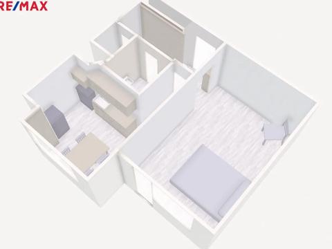 Pronájem bytu 1+1, Brno, Stará osada, 42 m2