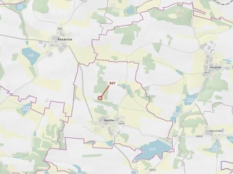 Dražba lesa, Nezdřev, 126 m2