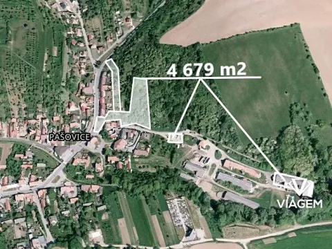 Prodej podílu zahrady, Pašovice, 881 m2