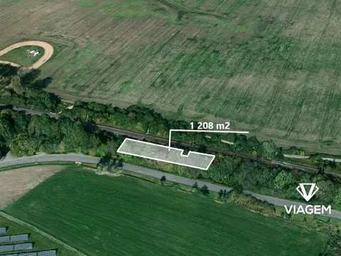 Prodej lesa, Pardubice, 1208 m2