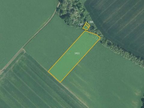 Prodej pole, Počenice-Tetětice, 37733 m2