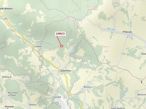 Dražba lesa, Zubrnice, 26 m2