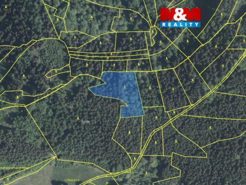 Prodej lesa, Lužná, 5438 m2