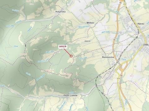 Dražba lesa, Návsí, 409 m2