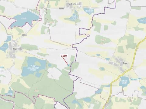 Dražba lesa, Hradiště, 1116 m2