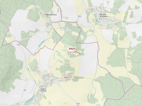 Dražba lesa, Újezd u Plánice, 613 m2