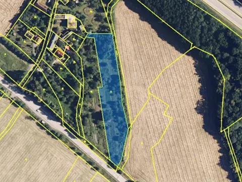 Dražba zahrady, Dolní Újezd, 2253 m2