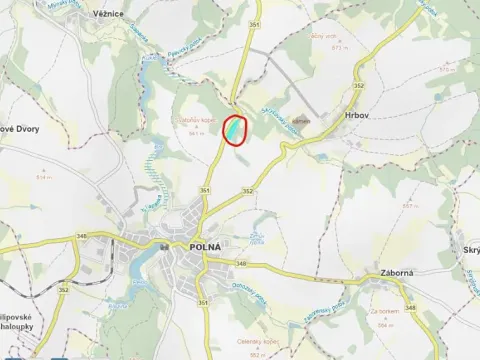 Prodej podílu lesa, Polná, 18408 m2