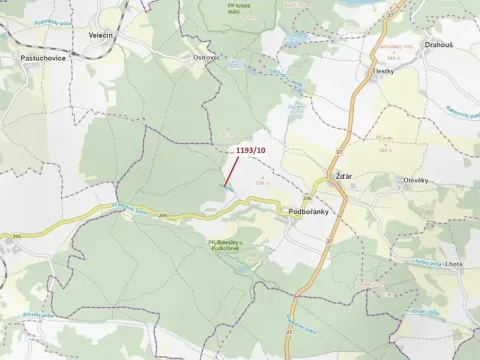 Dražba lesa, Jesenice, 4694 m2