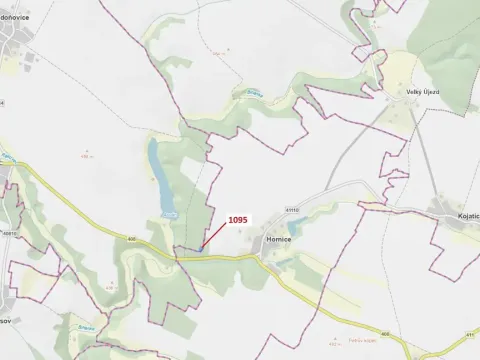 Dražba lesa, Mladoňovice, 1427 m2