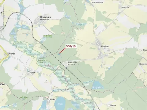 Dražba lesa, Jílovice, 5755 m2