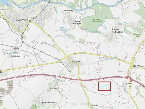 Prodej pole, Mochov, 11556 m2