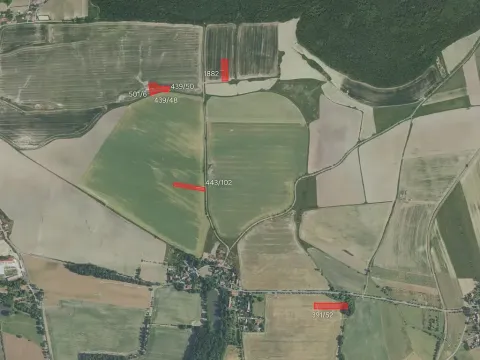 Prodej pole, Lážovice, 11020 m2