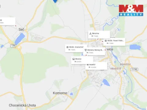 Prodej pozemku pro bydlení, Blovice, 1143 m2