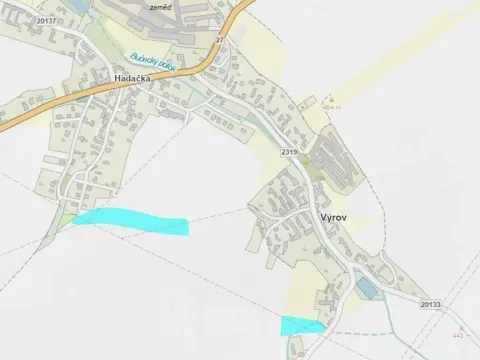 Dražba pole, Výrov, 21598 m2