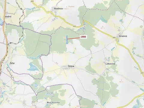 Dražba lesa, Žirovnice, 19314 m2