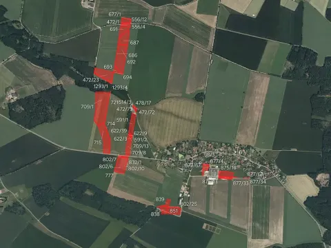 Prodej podílu pole, Jehnědí, 34759 m2