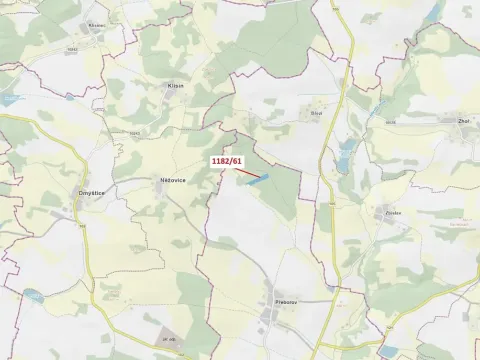 Dražba lesa, Přeborov, 11119 m2