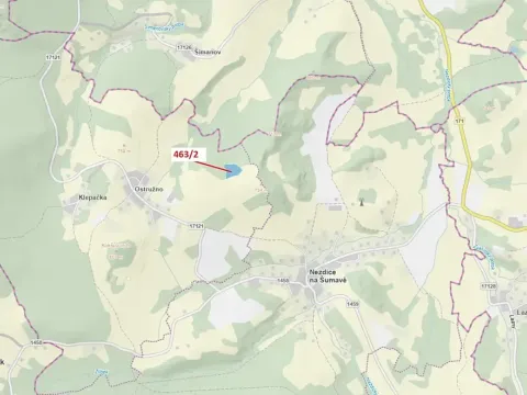 Dražba lesa, Nezdice na Šumavě, 10638 m2