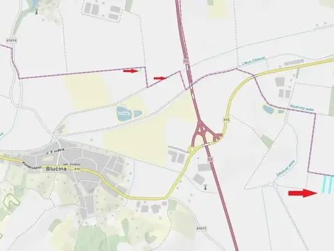 Prodej pole, Blučina, 19297 m2